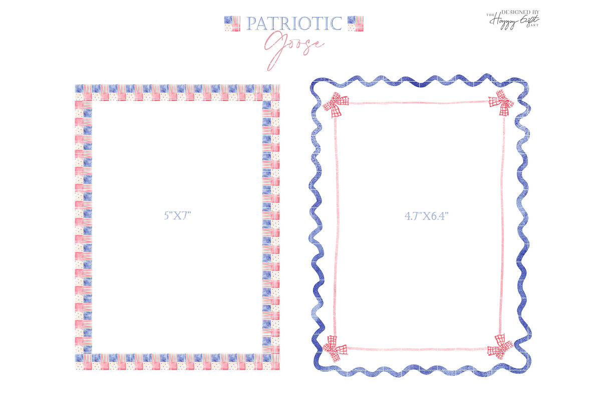 4th of July Patriotic Goose cliparts, an Illustration by TheHappyGiftArt (Photo 3 of 10)