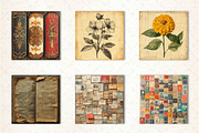 Vintage Ephemera digital paper, an Illustration by CreationArt (Thumbnail 3 of 5)
