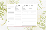 Podcast Planner Canva Template + PDF, a Stationery Template by Designbudy (Thumbnail 4 of 7)