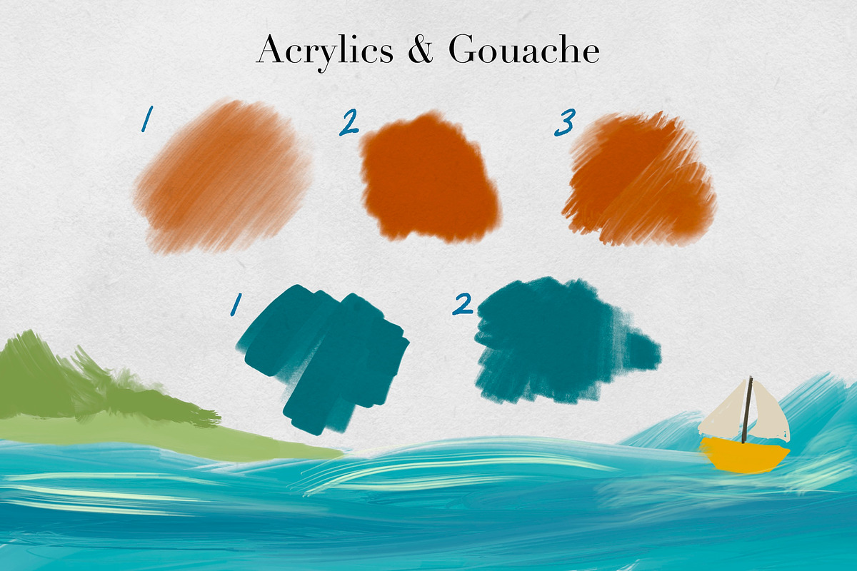 Atelier Art Brush Collection, a Brush Add-On by Mels Brushes (Photo 6 of 9)