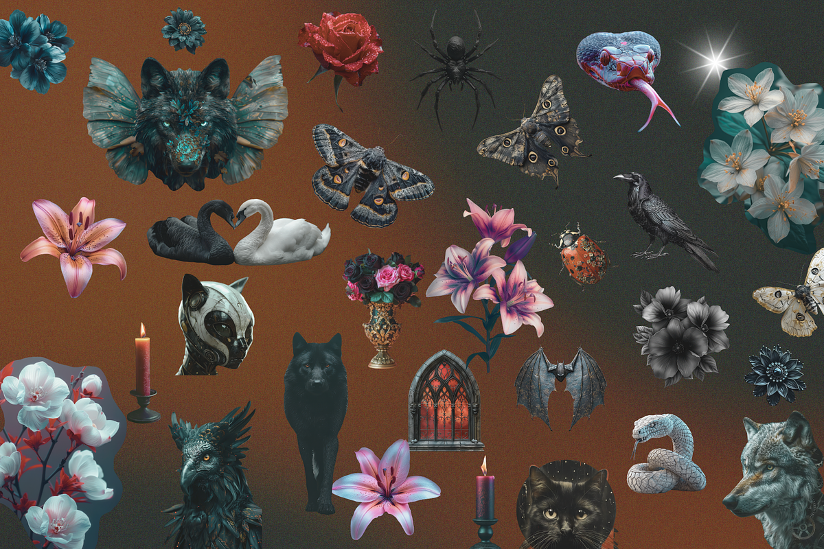 Gothic Collage Elements, an Object Graphic by JulsIst (Photo 8 of 10)