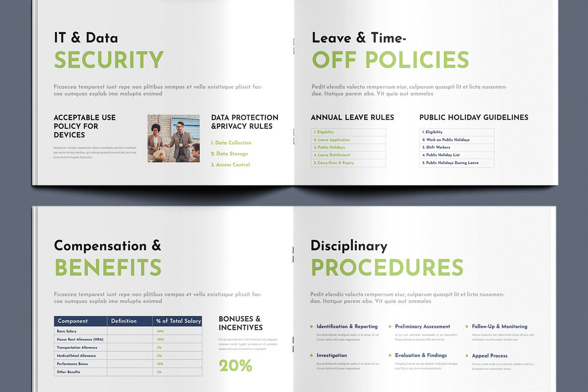 Creative Portfolio Book Template preview 5
