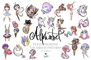 Body Alphabet Bundle, a Solid Icon by KaramfilaS
