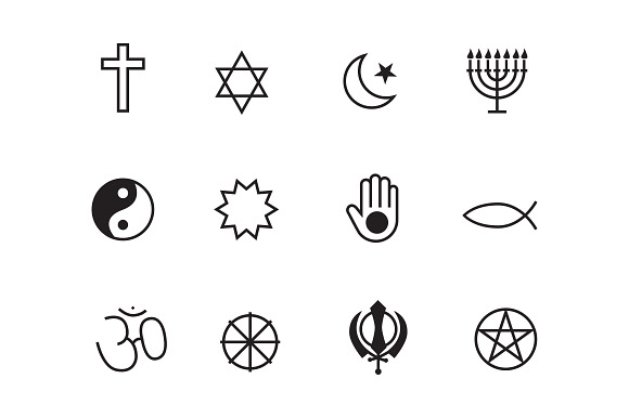 12 Popular Religion Icons