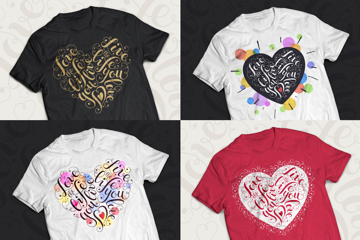 Inspirational Heart Quote (+Bonus), an Object Graphic by Olly Molly (Photo 2 of 5)