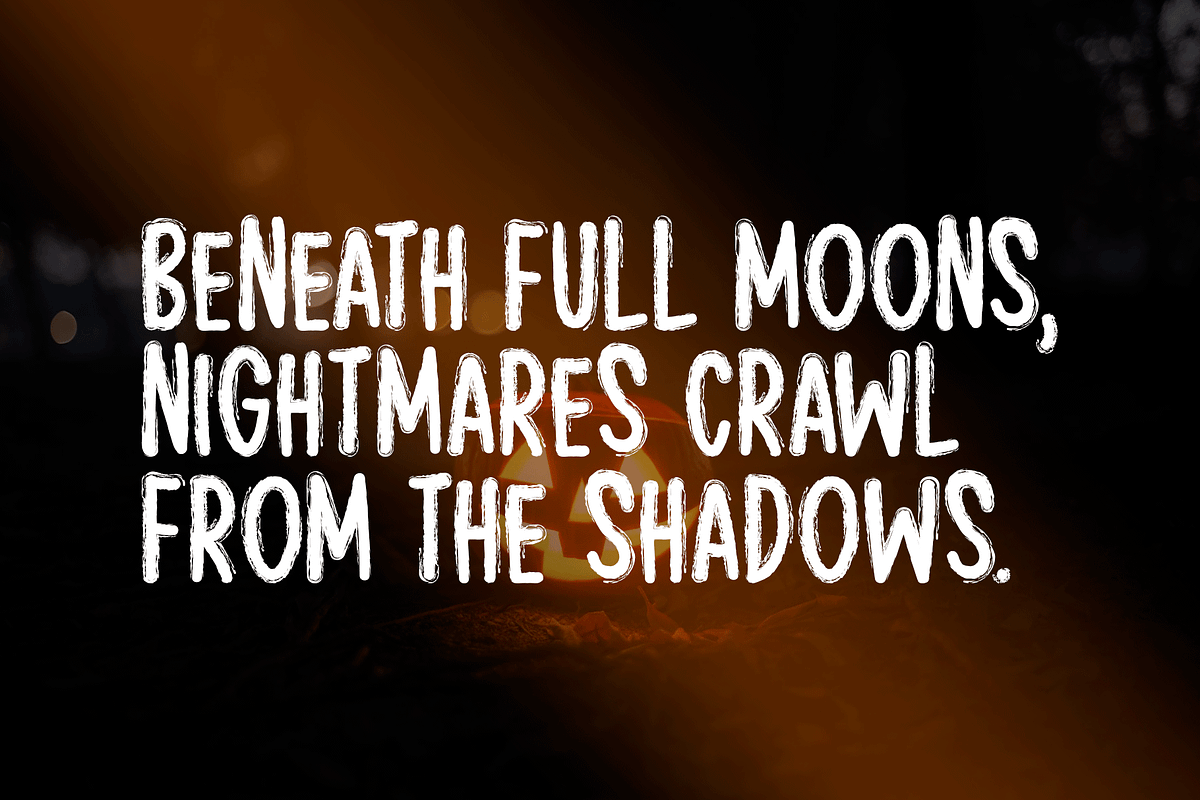 Darkmist Typeface, a Handwritten Font by Seemly Fonts (Photo 4 of 5)