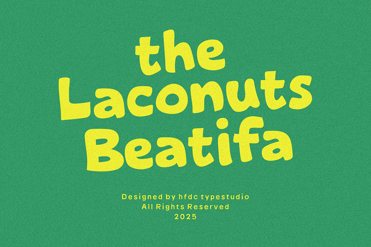 Laconuts Playful Font, a Handwritten Font by 24Design Studios (Photo 2 of 10)