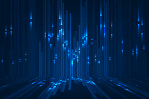 Abstract Blue Lines Background