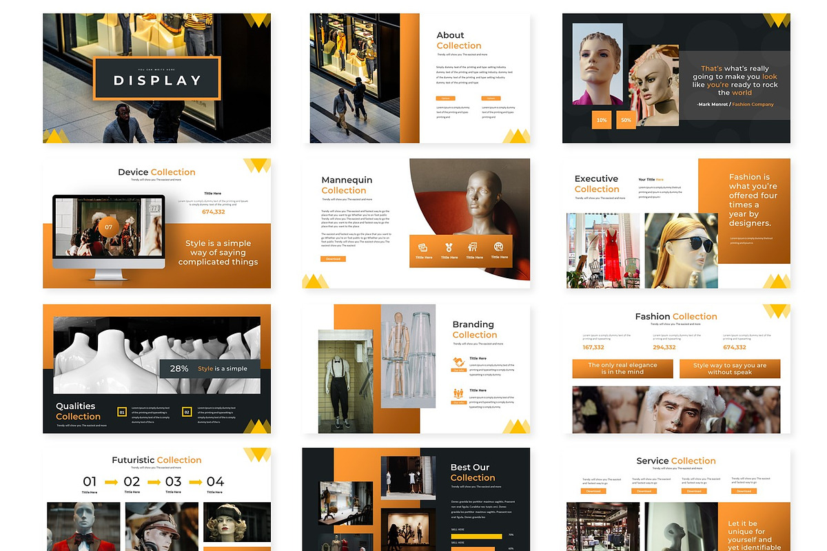 Display - Powerpoint Template, a Presentation Template by AQR Studio ...