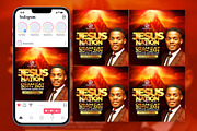 Church Flyer Design Template, a Social Media Template by church flyer templates (Thumbnail 3 of 5)