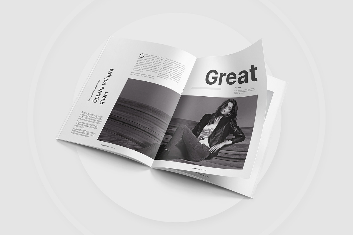 Photography Portfolio Tamplate, a Magazine Template by astutedesign11 (Photo 9 of 13)