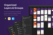 CalmDay - Mental Health Tracker Apps, an UI Kit Template by Agensip Design Agency (Thumbnail 6 of 10)