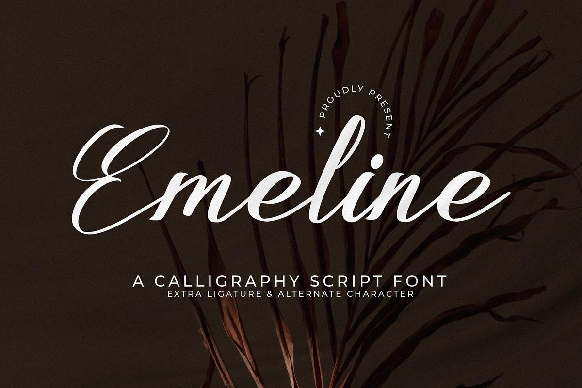 Emeline, a Script Font by Goresan Studio (Photo 1 of 15)