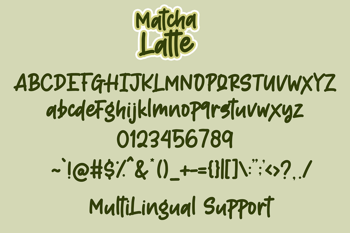 Matcha Latte - Handwritten Font preview 7