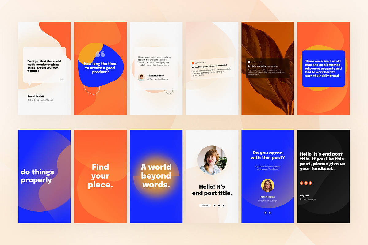 168 Creative Instagram Templates, a Social Media Template by Vladislav Muslakov (Photo 20 of 20)