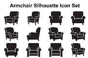 Cozy Armchair Silhouette Collection, an Object Graphic by Designs_River (Thumbnail 1 of 3)