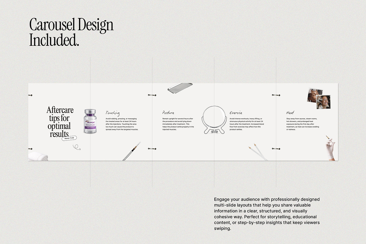 2026 Botox and Filler Instagram, a Social Media Template by Wildnun Studio (Photo 7 of 13)