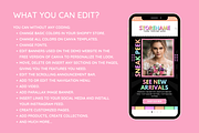 Pastel Neon Shopify Theme, a Shopify Template by SunshineStudioBoutique (Thumbnail 3 of 9)