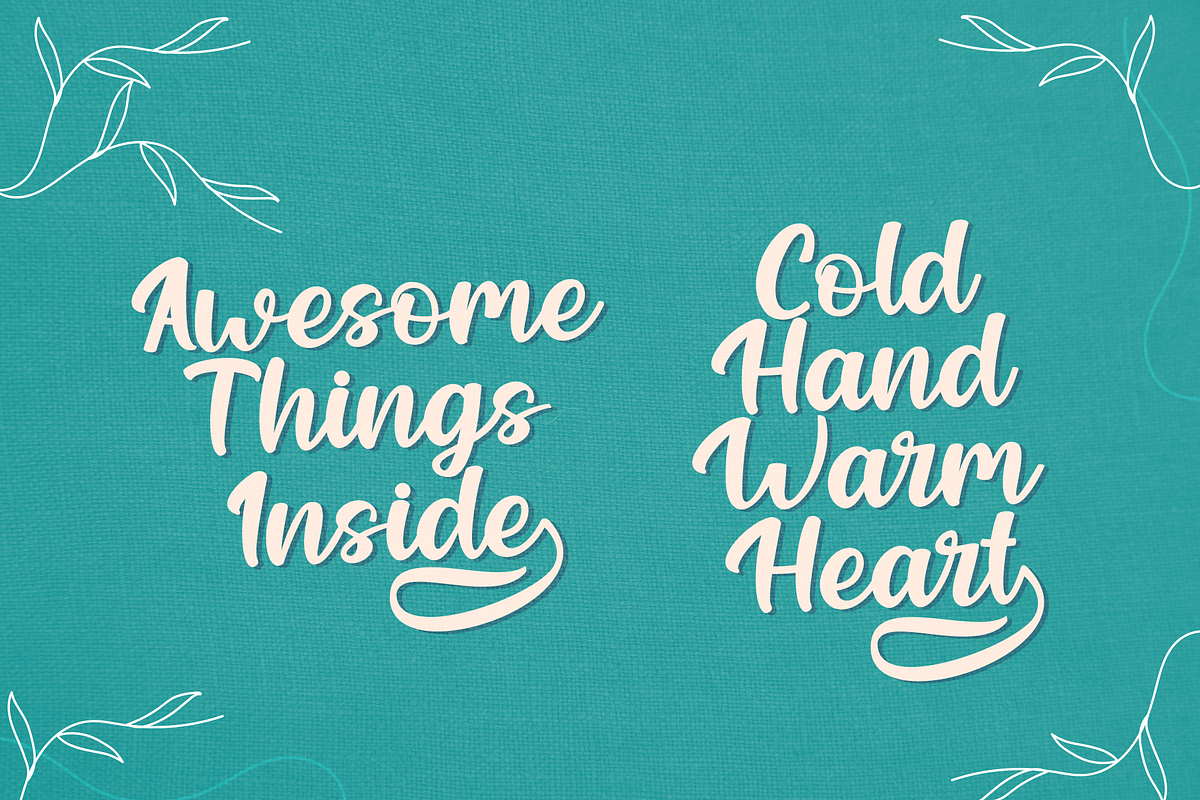 Cartline Brush - Script Font, a Script Font by Randi Irvan | Rvandtype (Photo 7 of 10)