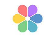 Flower petal circle diagram, an Object Graphic by Elena Pimukova (Thumbnail 3 of 9)