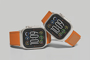 Apple Watch Ultra Mockup, a Wearable Device Mockup by zpackcreative (Thumbnail 5 of 5)