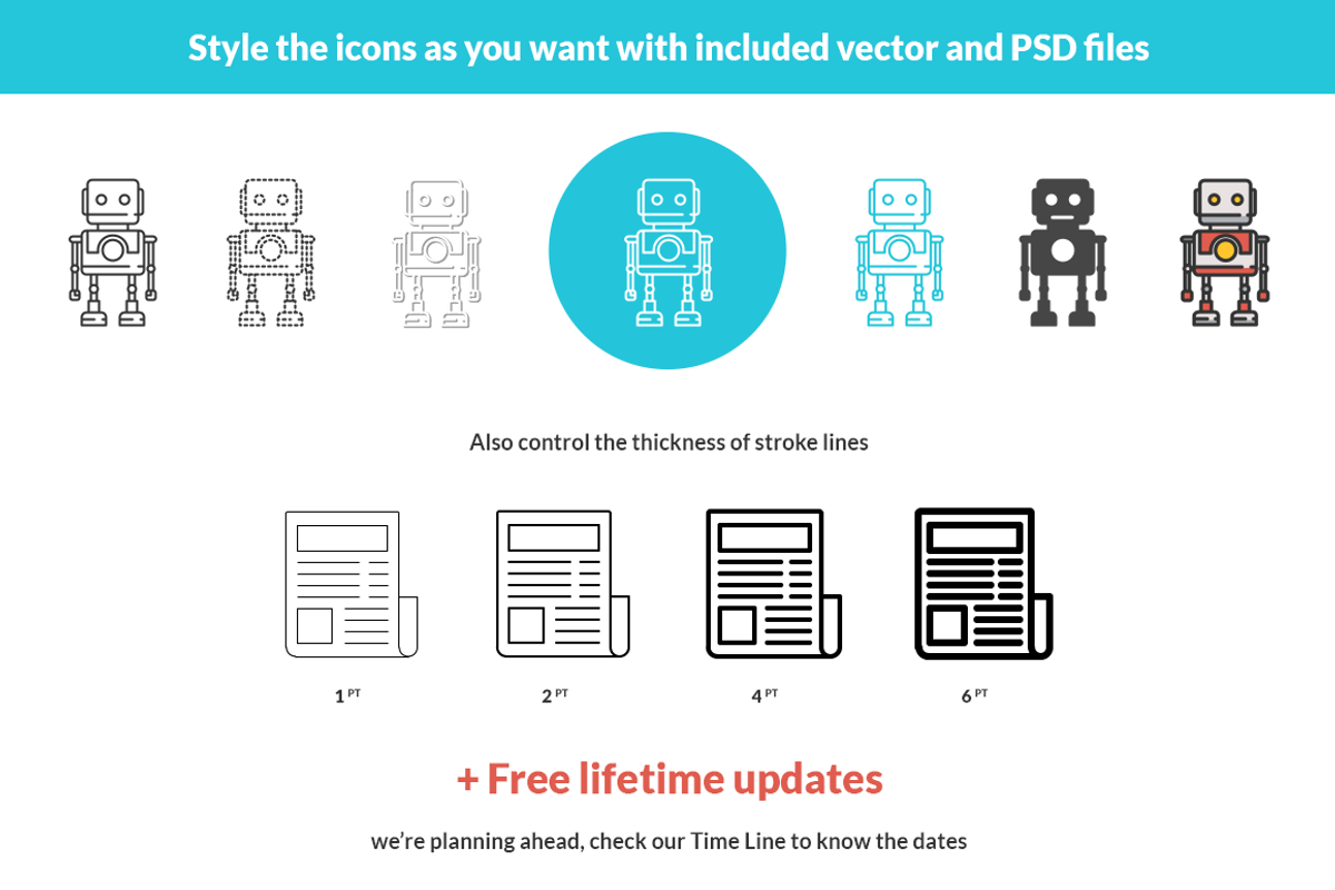 Responsive Icons for IOS and Android preview 4