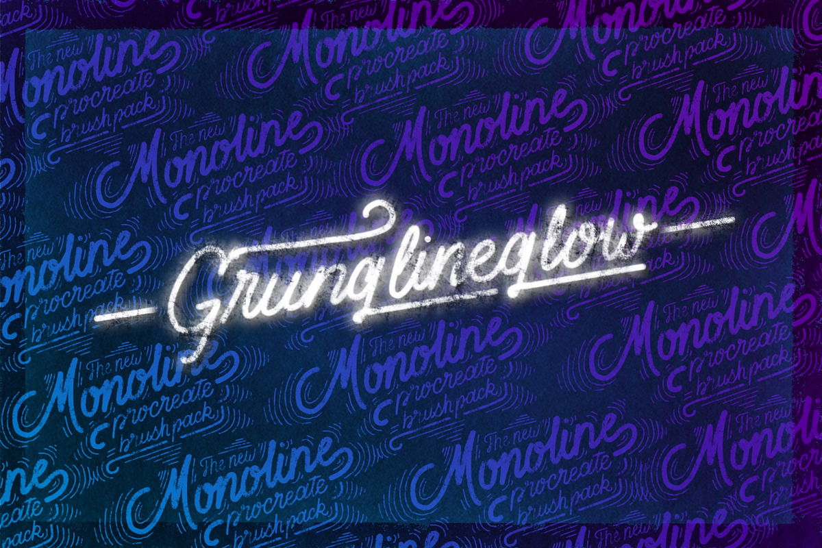 Monoline Procreate Brush Pack, a Brush Add-On by Jeremiah Richthofen (Photo 6 of 9)