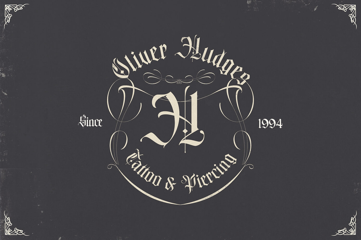 Rajjah Familia - Blackletter family, a Blackletter Font by creativemedialab (Photo 9 of 10)