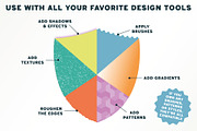 Essential Shapes Library Illustrator, a Shape Add-On by The Artifex Forge (Thumbnail 16 of 22)