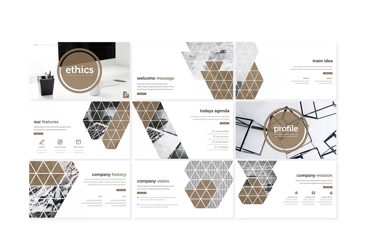 Ethics Power Point Template