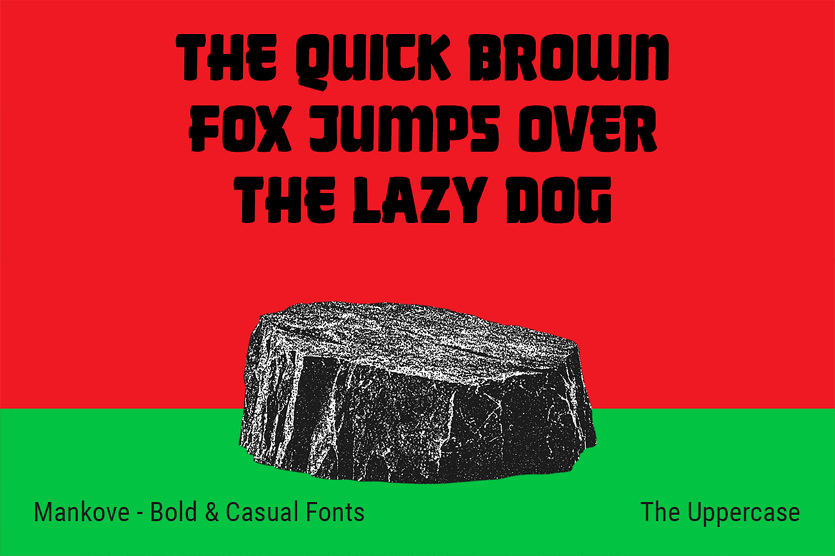 Mankove - Bold Casual Fonts, a Sans Serif Font by Konstantine Studio (Photo 2 of 4)