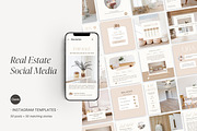 Real Estate Instagram Post Template, a Social Media Template by LiliesandBerries (Thumbnail 1 of 22)