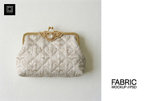 Quilted Satin Purse Mockup PSD, a Product Mockup by 1001 mockups
