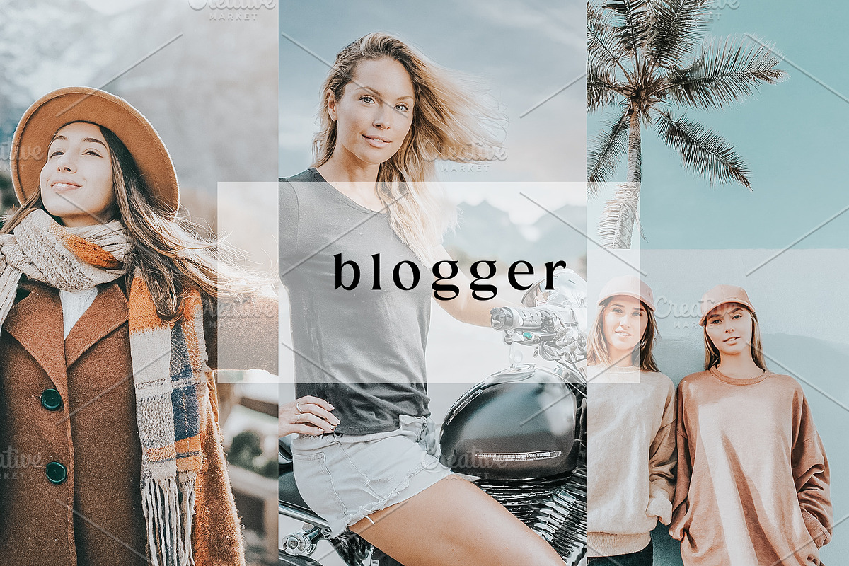 BLOGGER_ Mobile Lightroom PRESETS, a Preset Add-On by LOTA_CREATIONS (Photo 1 of 8)