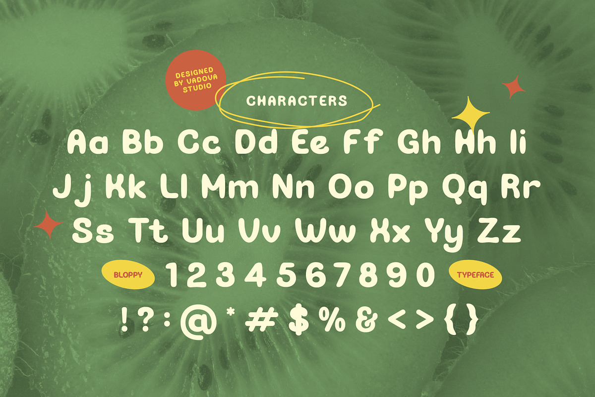 Bloppy – Creative Bubble Typeface, a Sans Serif Font by Vadovastd (Photo 8 of 8)