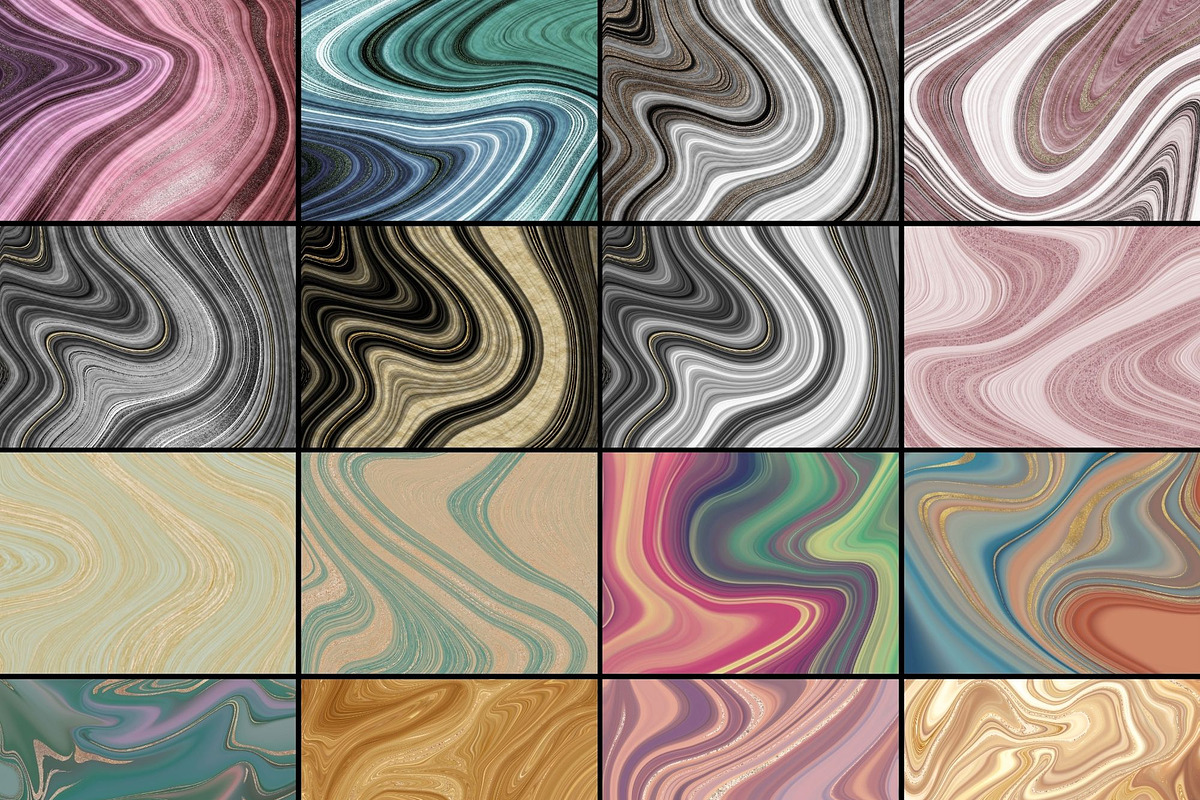 Agate Marble Backgrounds, a Texture Illustration by Kandace Lalo Designs (Photo 3 of 3)
