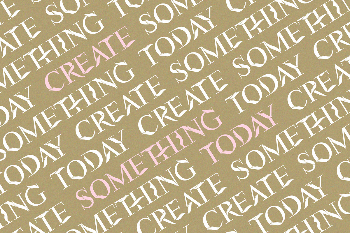 Flora | Modern Display Font, a Serif Font by Kandella's Art (Photo 17 of 18)