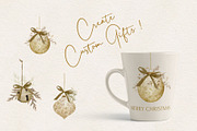 Christmas Ornaments Clipart, a Decorative Illustration by Maggie Stilwell Design (Thumbnail 3 of 10)