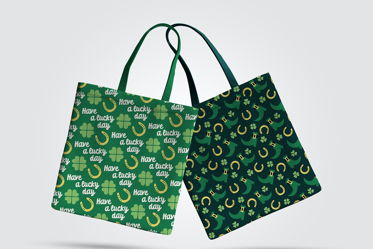 Lucky Saint Patrick's day patterns, a Pattern Graphic by RevolutionizZed (Photo 5 of 12)