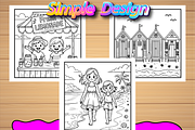 Hello Summer Bold & Easy Coloring, a Seasonal Illustration by Design Home (Thumbnail 2 of 5)