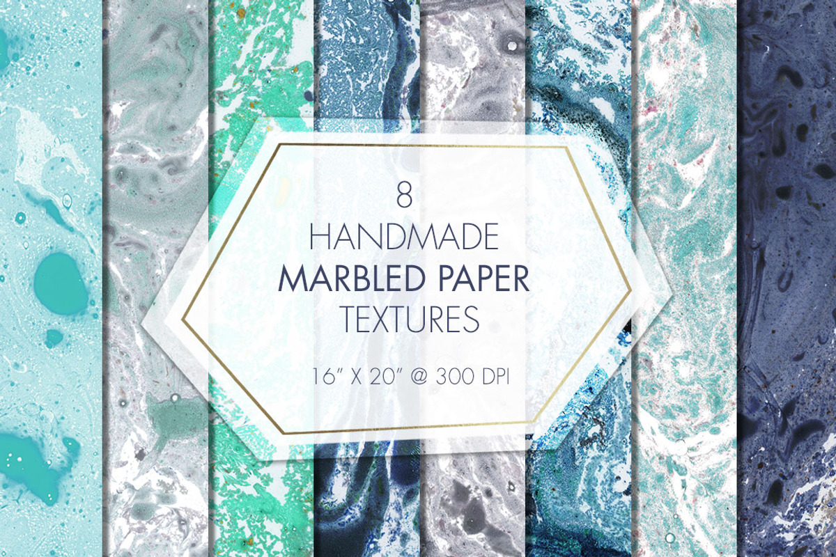Marbled Paper Textures, a Texture Graphic by Mod Magpie