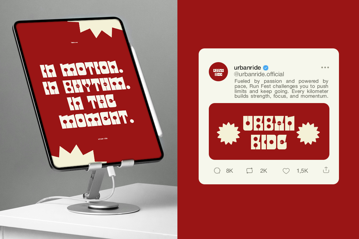 Void Load - Sporty Branding Font, a Sans Serif Font by Pandeka Studio (Photo 5 of 9)