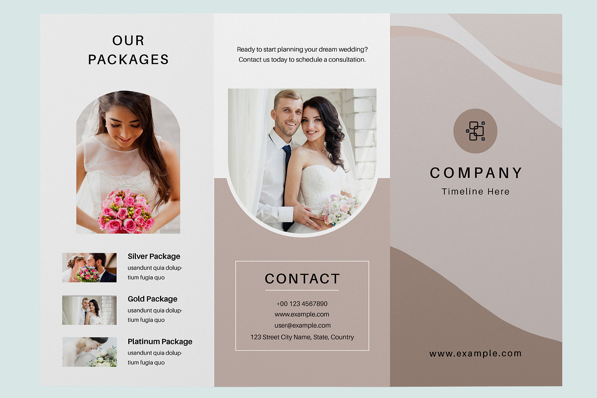Wedding Brochure Template, a Brochure Template by MightyDesign (Photo 2 of 7)