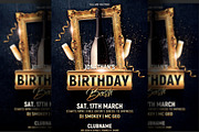 Birthday Party Flyer, a Flyer Template by Hotpin (Thumbnail 1 of 3)
