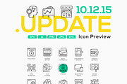 100 Business Concept Icons, an Outline Icon by Illustrato (Thumbnail 1 of 4)