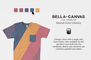 Bella Canvas 3021 Pocket Tee Mockups, a Shirt Mockup by Photific (Thumbnail 5 of 6)