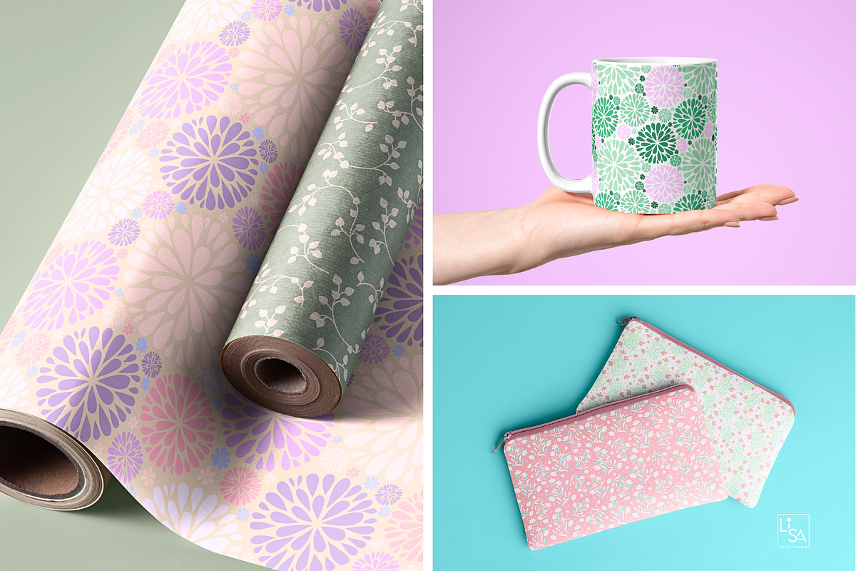 MINIMAL FLORA | Pattern Collection, a Pattern Graphic by LiSA Creative Mood (Photo 14 of 17)