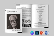 Funeral Program Template | Obituary, a Brochure Template by Designscozy (Thumbnail 4 of 8)