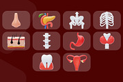 Human Organ Icon Pack, an Object 3D Model by novia99design (Thumbnail 8 of 8)