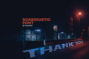 Scarioustic - Spooky Halloween Font, a Sans Serif Font by Iwanistic (Thumbnail 11 of 11)